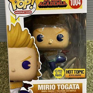 Funko Pop! “Mirio Togata”  My Hero Academia Hot Topic Exclusive #1004 Glows Dark